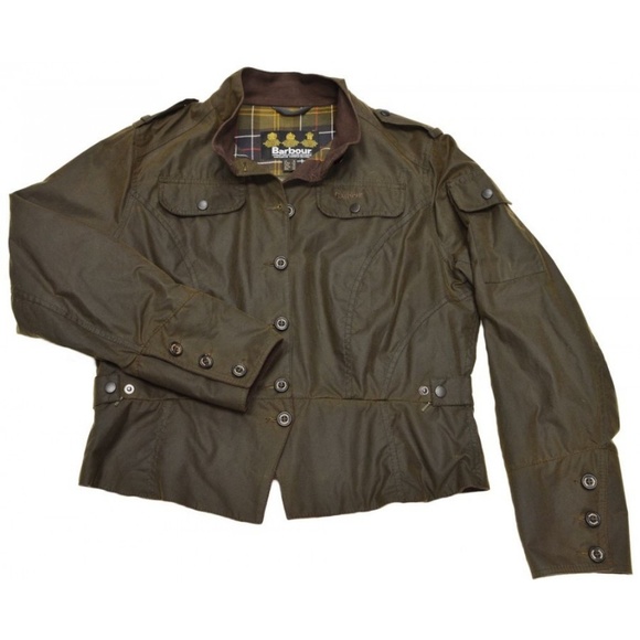 barbour short motorcycle jacket